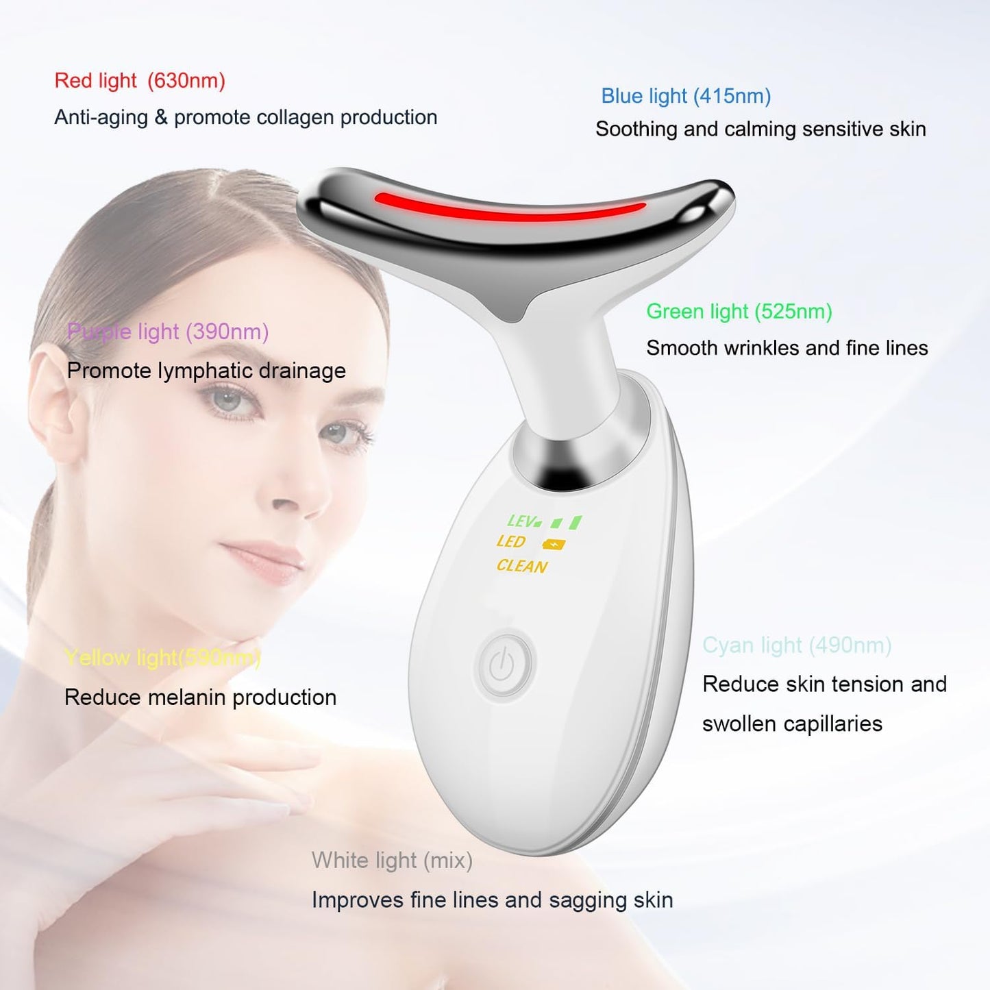 3-in-1 Facial Massager & Skin Lifting Device â Anti-Aging Beauty Tool